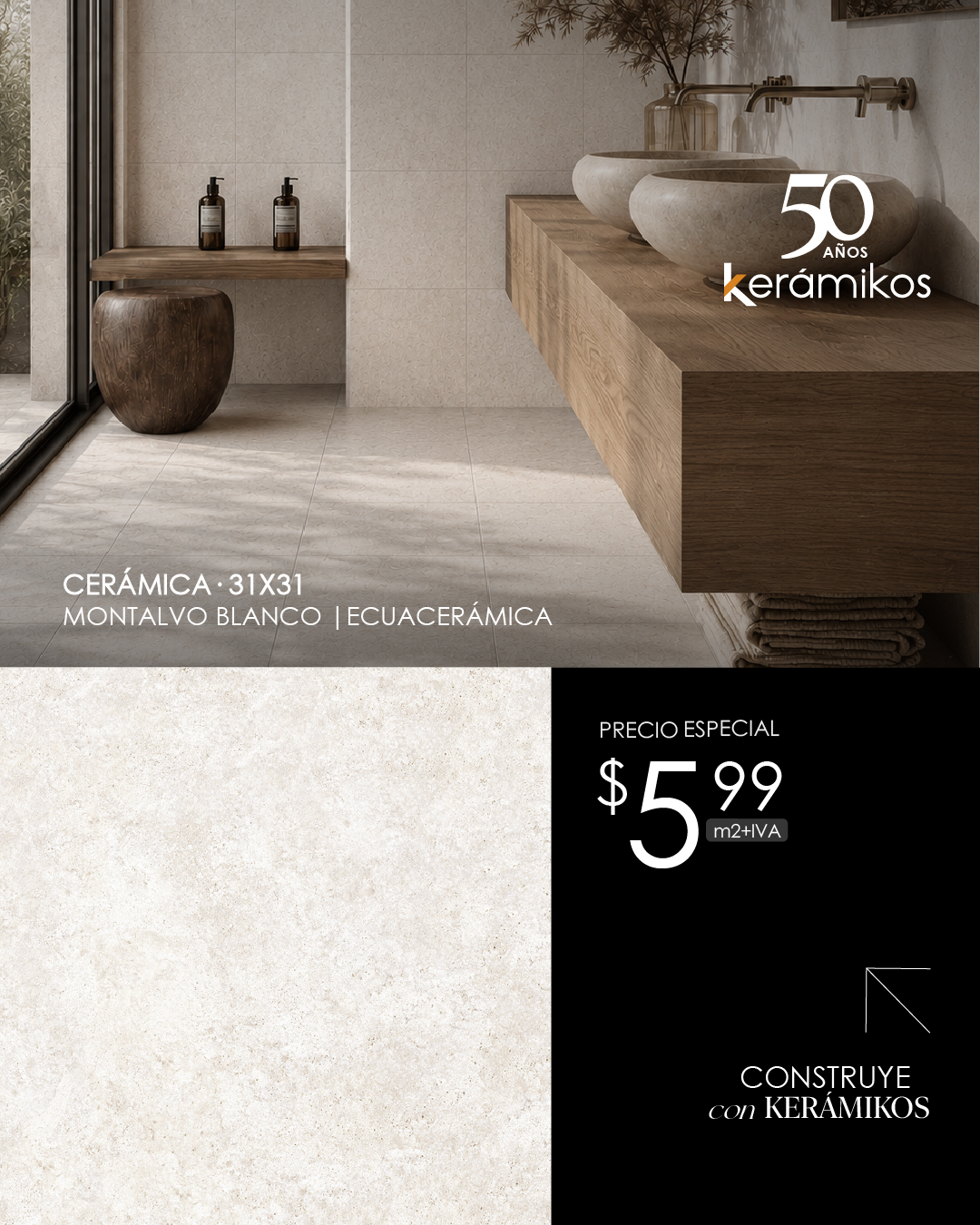 Cerámica para pisos y paredes | Acabados de construcción
