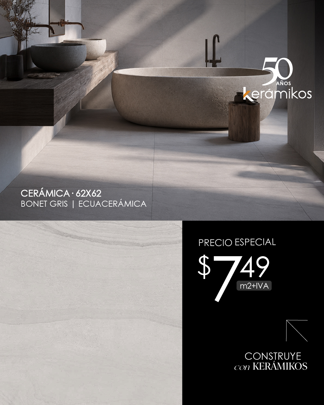 Cerámica para pisos y paredes | Acabados de construcción